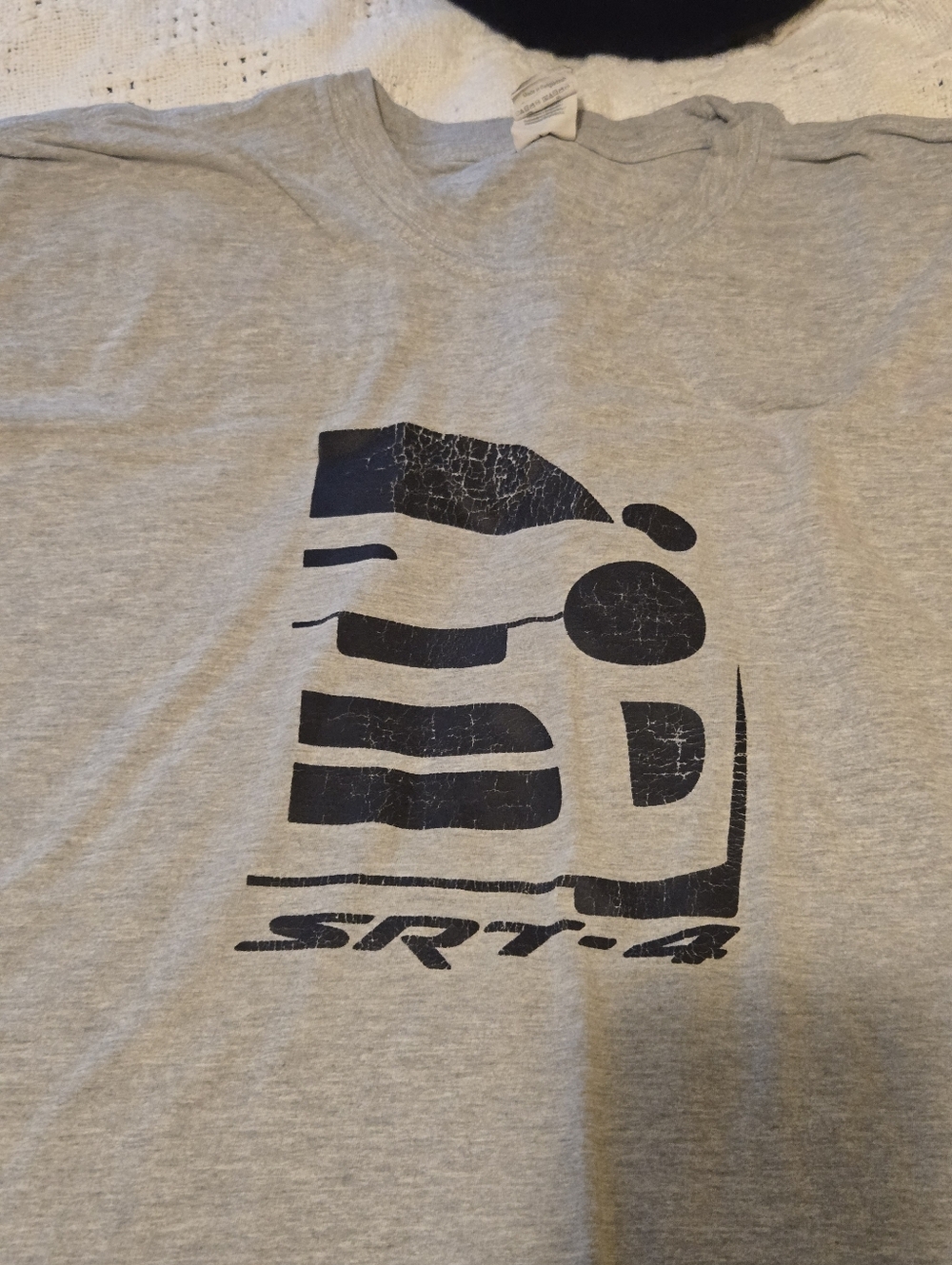 Gildan Gray Tee with Black SRT-4 Graphic XL